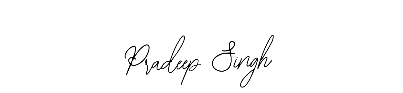 Use a signature maker to create a handwritten signature online. With this signature software, you can design (Bearetta-2O07w) your own signature for name Pradeep Singh. Pradeep Singh signature style 12 images and pictures png