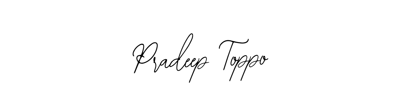 See photos of Pradeep Toppo official signature by Spectra . Check more albums & portfolios. Read reviews & check more about Bearetta-2O07w font. Pradeep Toppo signature style 12 images and pictures png