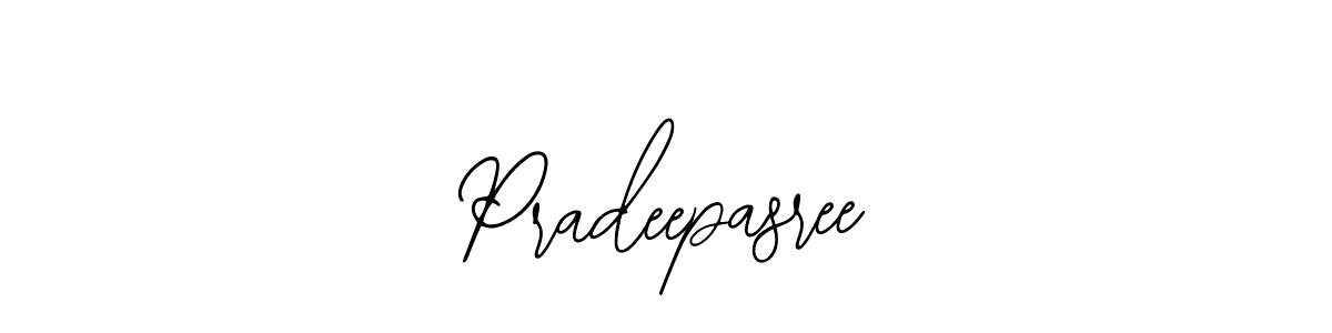 This is the best signature style for the Pradeepasree name. Also you like these signature font (Bearetta-2O07w). Mix name signature. Pradeepasree signature style 12 images and pictures png