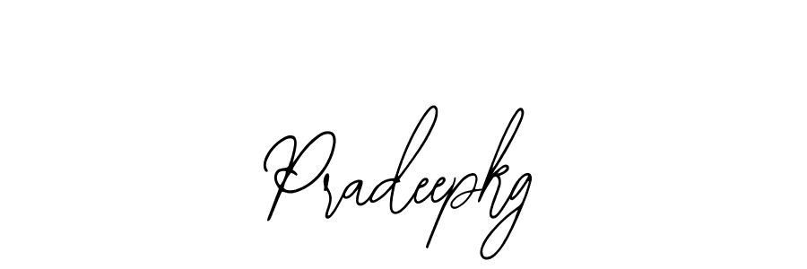 How to make Pradeepkg signature? Bearetta-2O07w is a professional autograph style. Create handwritten signature for Pradeepkg name. Pradeepkg signature style 12 images and pictures png
