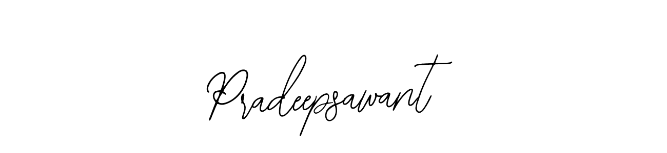 Also we have Pradeepsawant name is the best signature style. Create professional handwritten signature collection using Bearetta-2O07w autograph style. Pradeepsawant signature style 12 images and pictures png