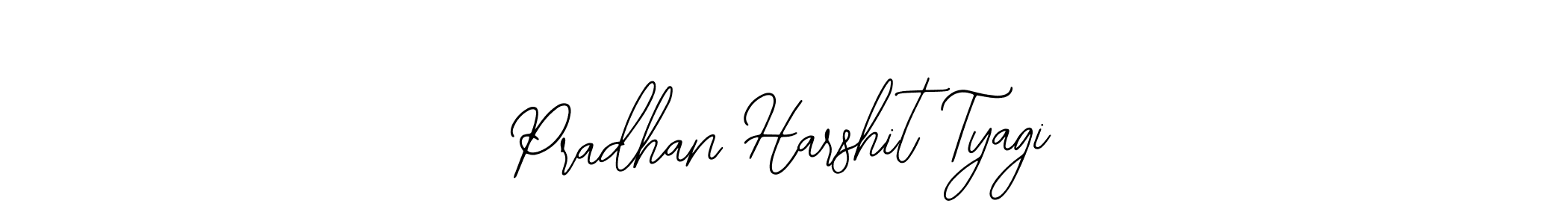Once you've used our free online signature maker to create your best signature Bearetta-2O07w style, it's time to enjoy all of the benefits that Pradhan Harshit Tyagi name signing documents. Pradhan Harshit Tyagi signature style 12 images and pictures png