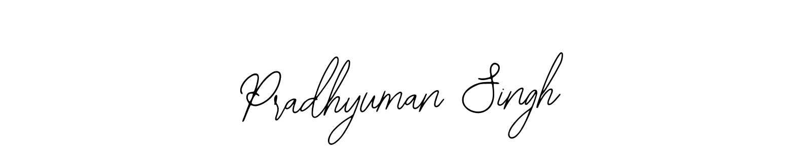 How to Draw Pradhyuman Singh signature style? Bearetta-2O07w is a latest design signature styles for name Pradhyuman Singh. Pradhyuman Singh signature style 12 images and pictures png