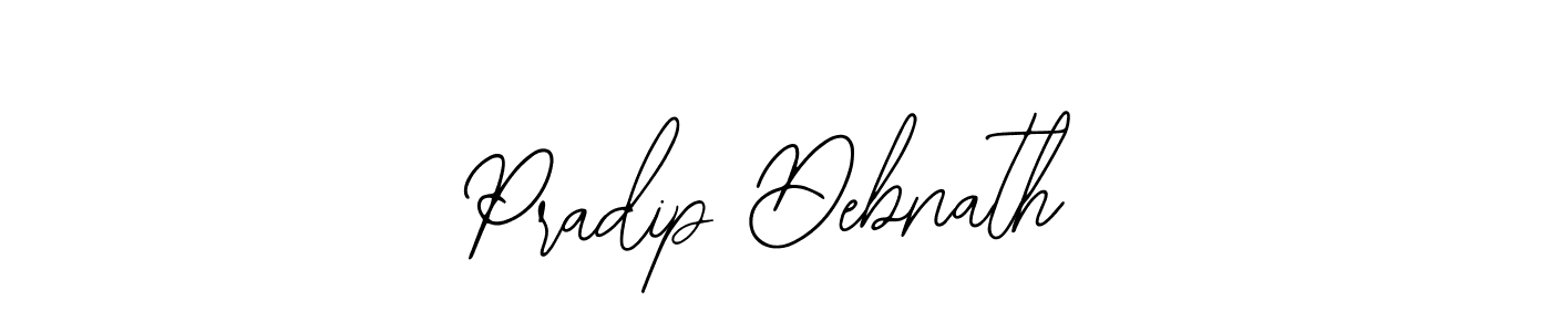 How to make Pradip Debnath name signature. Use Bearetta-2O07w style for creating short signs online. This is the latest handwritten sign. Pradip Debnath signature style 12 images and pictures png