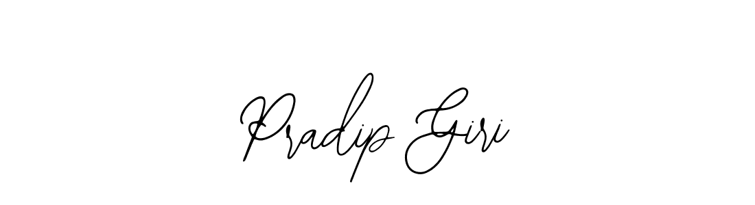 How to make Pradip Giri name signature. Use Bearetta-2O07w style for creating short signs online. This is the latest handwritten sign. Pradip Giri signature style 12 images and pictures png