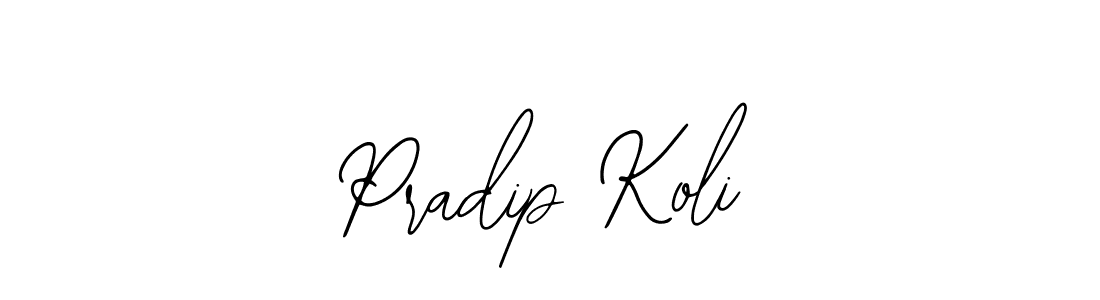 How to Draw Pradip Koli signature style? Bearetta-2O07w is a latest design signature styles for name Pradip Koli. Pradip Koli signature style 12 images and pictures png