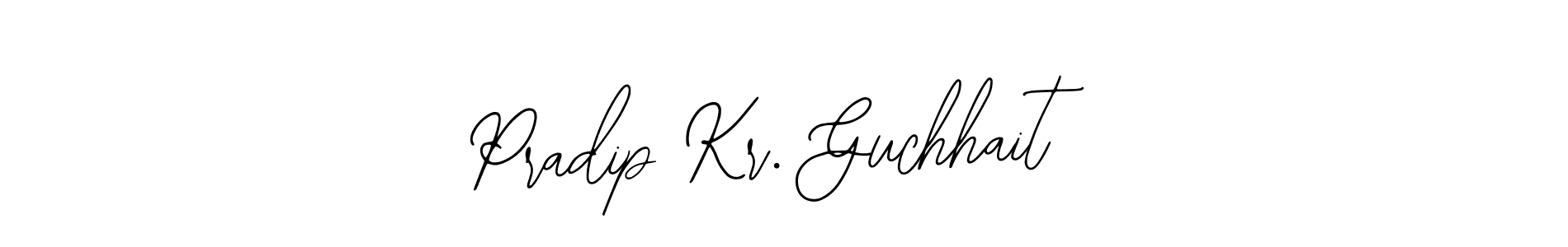if you are searching for the best signature style for your name Pradip Kr. Guchhait. so please give up your signature search. here we have designed multiple signature styles  using Bearetta-2O07w. Pradip Kr. Guchhait signature style 12 images and pictures png