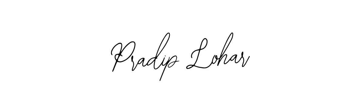 How to make Pradip Lohar name signature. Use Bearetta-2O07w style for creating short signs online. This is the latest handwritten sign. Pradip Lohar signature style 12 images and pictures png