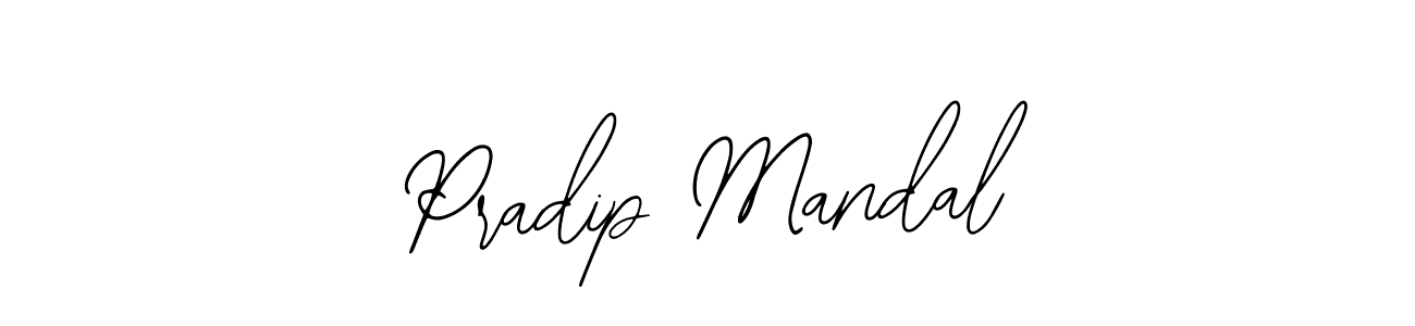 Make a short Pradip Mandal signature style. Manage your documents anywhere anytime using Bearetta-2O07w. Create and add eSignatures, submit forms, share and send files easily. Pradip Mandal signature style 12 images and pictures png