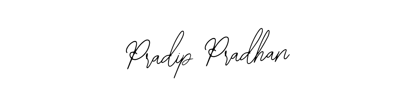 Use a signature maker to create a handwritten signature online. With this signature software, you can design (Bearetta-2O07w) your own signature for name Pradip Pradhan. Pradip Pradhan signature style 12 images and pictures png