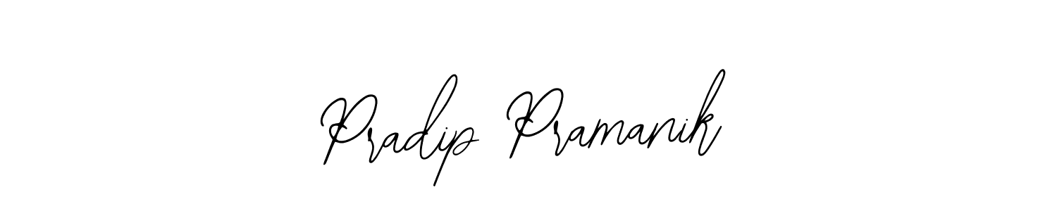 Use a signature maker to create a handwritten signature online. With this signature software, you can design (Bearetta-2O07w) your own signature for name Pradip Pramanik. Pradip Pramanik signature style 12 images and pictures png