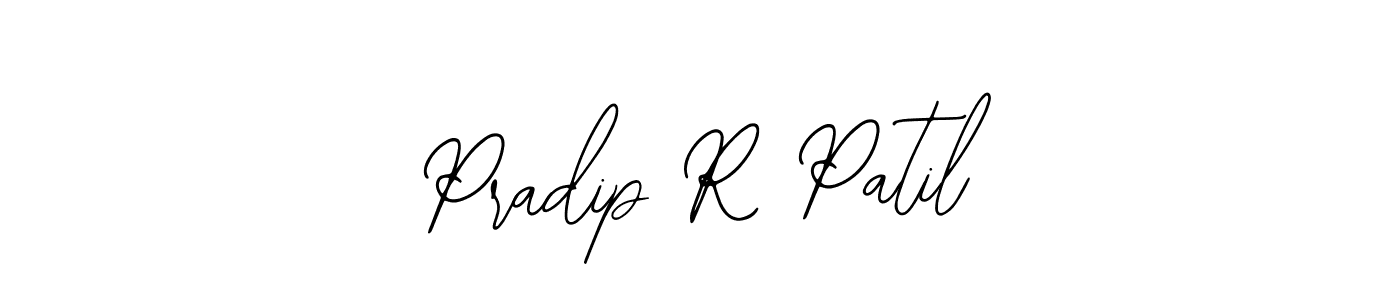 How to make Pradip R Patil name signature. Use Bearetta-2O07w style for creating short signs online. This is the latest handwritten sign. Pradip R Patil signature style 12 images and pictures png