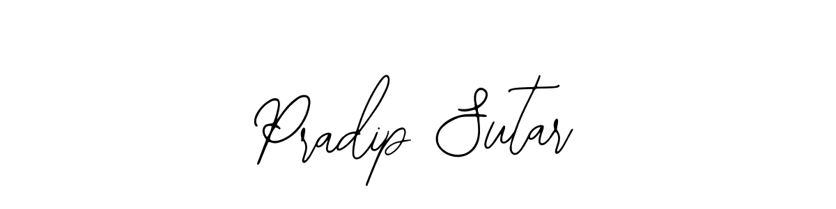 You should practise on your own different ways (Bearetta-2O07w) to write your name (Pradip Sutar) in signature. don't let someone else do it for you. Pradip Sutar signature style 12 images and pictures png