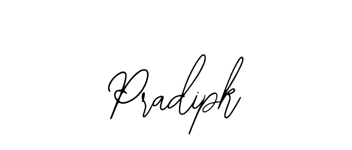 if you are searching for the best signature style for your name Pradipk. so please give up your signature search. here we have designed multiple signature styles  using Bearetta-2O07w. Pradipk signature style 12 images and pictures png