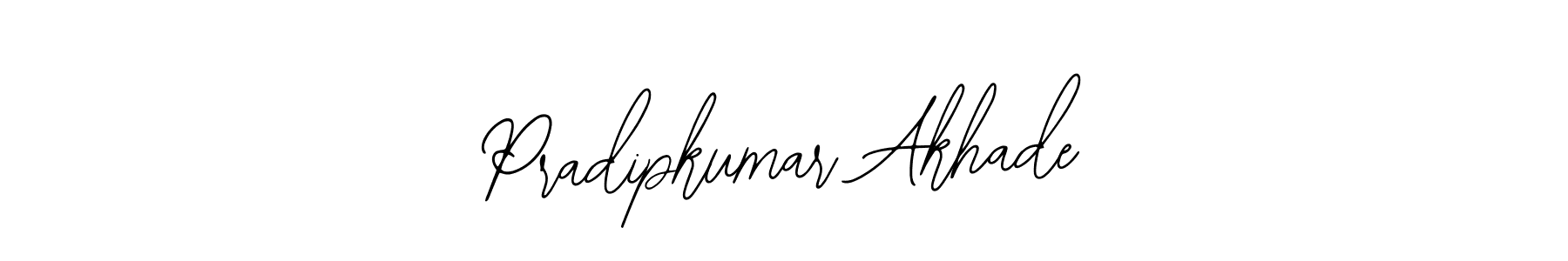 You should practise on your own different ways (Bearetta-2O07w) to write your name (Pradipkumar Akhade) in signature. don't let someone else do it for you. Pradipkumar Akhade signature style 12 images and pictures png