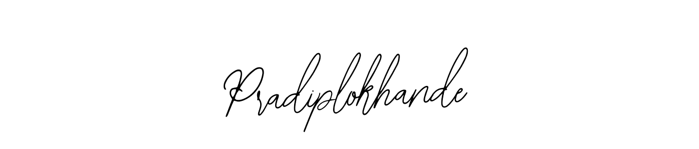 if you are searching for the best signature style for your name Pradiplokhande. so please give up your signature search. here we have designed multiple signature styles  using Bearetta-2O07w. Pradiplokhande signature style 12 images and pictures png