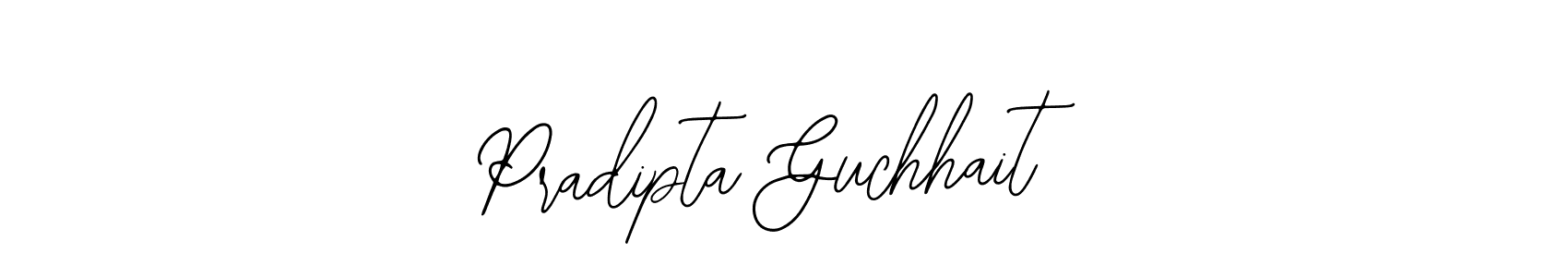 Use a signature maker to create a handwritten signature online. With this signature software, you can design (Bearetta-2O07w) your own signature for name Pradipta Guchhait. Pradipta Guchhait signature style 12 images and pictures png