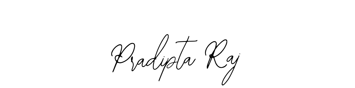 How to make Pradipta Raj name signature. Use Bearetta-2O07w style for creating short signs online. This is the latest handwritten sign. Pradipta Raj signature style 12 images and pictures png