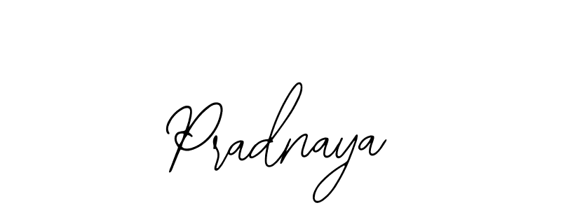 Use a signature maker to create a handwritten signature online. With this signature software, you can design (Bearetta-2O07w) your own signature for name Pradnaya. Pradnaya signature style 12 images and pictures png