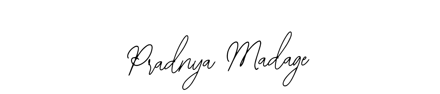 How to make Pradnya Madage signature? Bearetta-2O07w is a professional autograph style. Create handwritten signature for Pradnya Madage name. Pradnya Madage signature style 12 images and pictures png