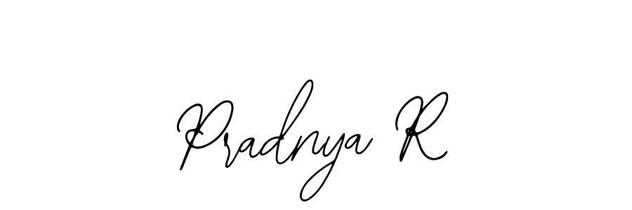 This is the best signature style for the Pradnya R name. Also you like these signature font (Bearetta-2O07w). Mix name signature. Pradnya R signature style 12 images and pictures png