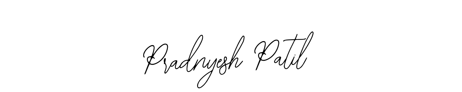 How to make Pradnyesh Patil name signature. Use Bearetta-2O07w style for creating short signs online. This is the latest handwritten sign. Pradnyesh Patil signature style 12 images and pictures png