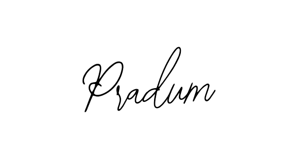 Pradum stylish signature style. Best Handwritten Sign (Bearetta-2O07w) for my name. Handwritten Signature Collection Ideas for my name Pradum. Pradum signature style 12 images and pictures png