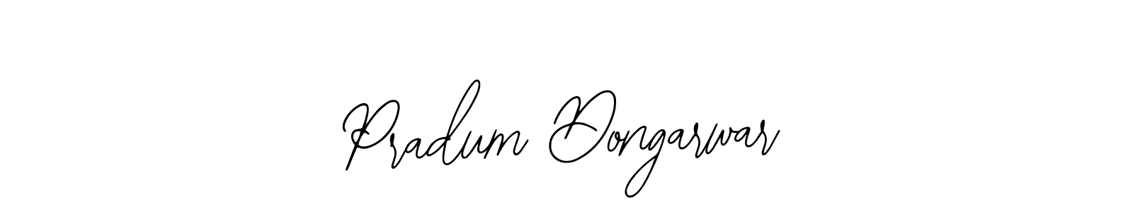 if you are searching for the best signature style for your name Pradum Dongarwar. so please give up your signature search. here we have designed multiple signature styles  using Bearetta-2O07w. Pradum Dongarwar signature style 12 images and pictures png