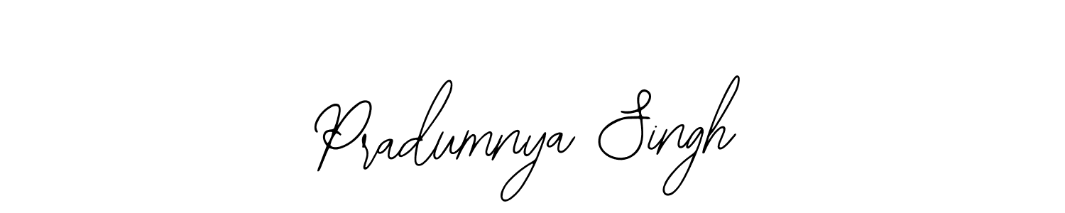 The best way (Bearetta-2O07w) to make a short signature is to pick only two or three words in your name. The name Pradumnya Singh include a total of six letters. For converting this name. Pradumnya Singh signature style 12 images and pictures png