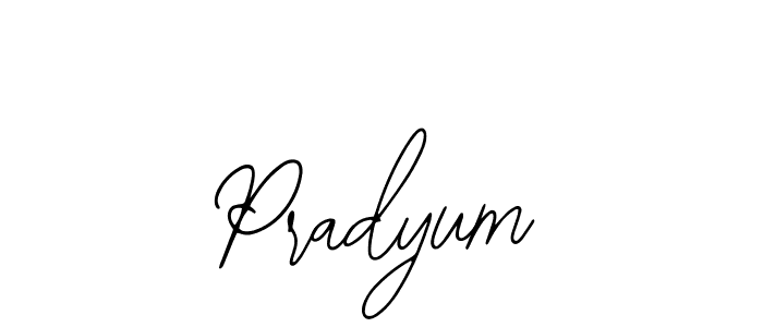 Create a beautiful signature design for name Pradyum. With this signature (Bearetta-2O07w) fonts, you can make a handwritten signature for free. Pradyum signature style 12 images and pictures png