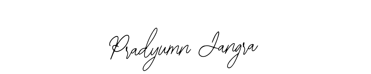 Also You can easily find your signature by using the search form. We will create Pradyumn Jangra name handwritten signature images for you free of cost using Bearetta-2O07w sign style. Pradyumn Jangra signature style 12 images and pictures png