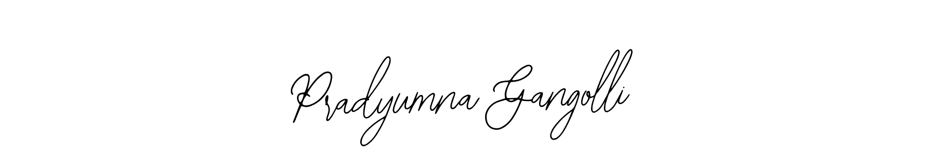 How to make Pradyumna Gangolli name signature. Use Bearetta-2O07w style for creating short signs online. This is the latest handwritten sign. Pradyumna Gangolli signature style 12 images and pictures png