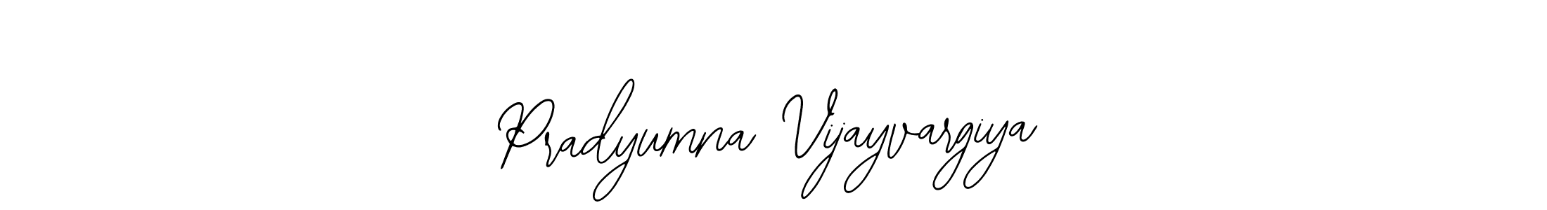 Make a beautiful signature design for name Pradyumna Vijayvargiya. With this signature (Bearetta-2O07w) style, you can create a handwritten signature for free. Pradyumna Vijayvargiya signature style 12 images and pictures png