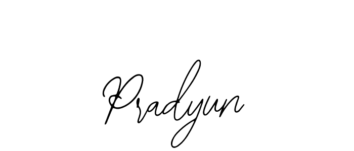 if you are searching for the best signature style for your name Pradyun. so please give up your signature search. here we have designed multiple signature styles  using Bearetta-2O07w. Pradyun signature style 12 images and pictures png