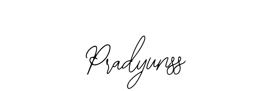 Make a beautiful signature design for name Pradyunss. With this signature (Bearetta-2O07w) style, you can create a handwritten signature for free. Pradyunss signature style 12 images and pictures png