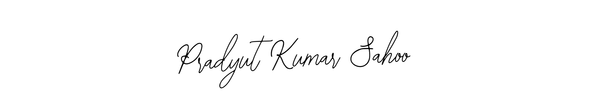 How to make Pradyut Kumar Sahoo name signature. Use Bearetta-2O07w style for creating short signs online. This is the latest handwritten sign. Pradyut Kumar Sahoo signature style 12 images and pictures png