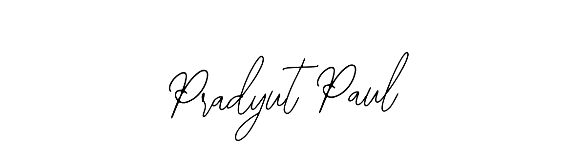 Similarly Bearetta-2O07w is the best handwritten signature design. Signature creator online .You can use it as an online autograph creator for name Pradyut Paul. Pradyut Paul signature style 12 images and pictures png