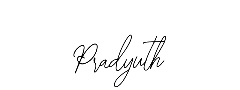 Make a beautiful signature design for name Pradyuth. Use this online signature maker to create a handwritten signature for free. Pradyuth signature style 12 images and pictures png