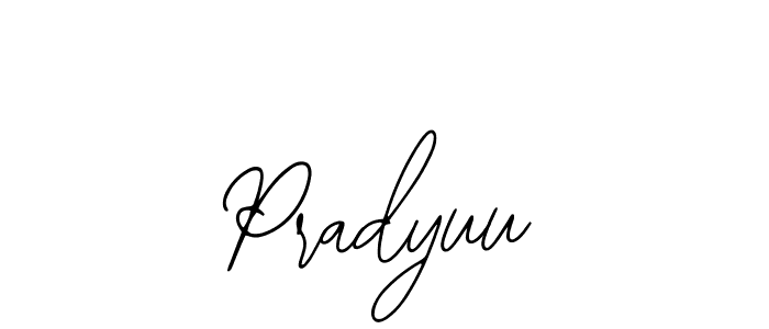 Also we have Pradyuu name is the best signature style. Create professional handwritten signature collection using Bearetta-2O07w autograph style. Pradyuu signature style 12 images and pictures png