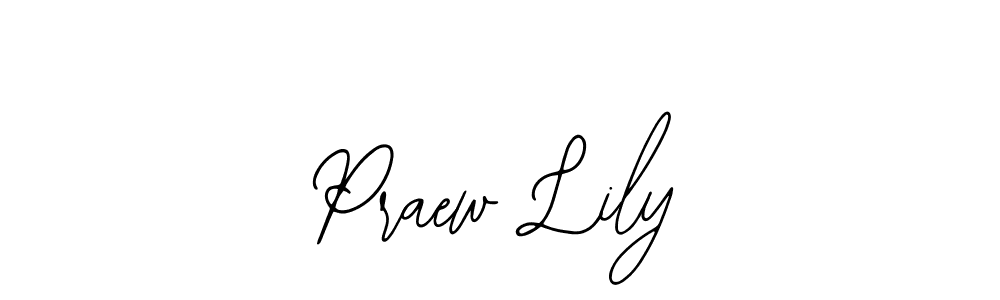 How to Draw Praew Lily signature style? Bearetta-2O07w is a latest design signature styles for name Praew Lily. Praew Lily signature style 12 images and pictures png