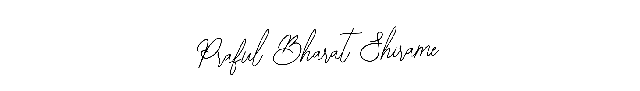 Make a beautiful signature design for name Praful Bharat Shirame. Use this online signature maker to create a handwritten signature for free. Praful Bharat Shirame signature style 12 images and pictures png