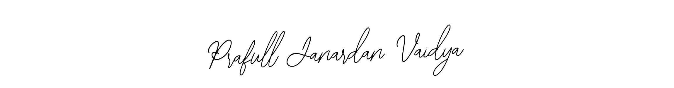Make a short Prafull Janardan Vaidya signature style. Manage your documents anywhere anytime using Bearetta-2O07w. Create and add eSignatures, submit forms, share and send files easily. Prafull Janardan Vaidya signature style 12 images and pictures png