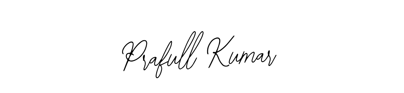 How to make Prafull Kumar signature? Bearetta-2O07w is a professional autograph style. Create handwritten signature for Prafull Kumar name. Prafull Kumar signature style 12 images and pictures png