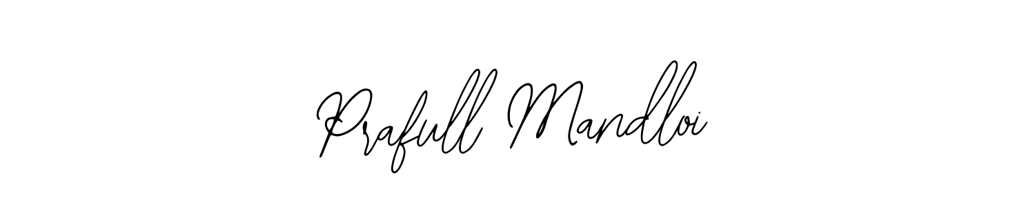 You should practise on your own different ways (Bearetta-2O07w) to write your name (Prafull Mandloi) in signature. don't let someone else do it for you. Prafull Mandloi signature style 12 images and pictures png