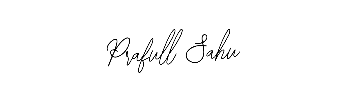 The best way (Bearetta-2O07w) to make a short signature is to pick only two or three words in your name. The name Prafull Sahu include a total of six letters. For converting this name. Prafull Sahu signature style 12 images and pictures png