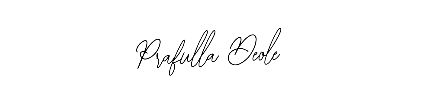 Make a short Prafulla Deole signature style. Manage your documents anywhere anytime using Bearetta-2O07w. Create and add eSignatures, submit forms, share and send files easily. Prafulla Deole signature style 12 images and pictures png