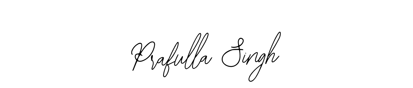 You should practise on your own different ways (Bearetta-2O07w) to write your name (Prafulla Singh) in signature. don't let someone else do it for you. Prafulla Singh signature style 12 images and pictures png