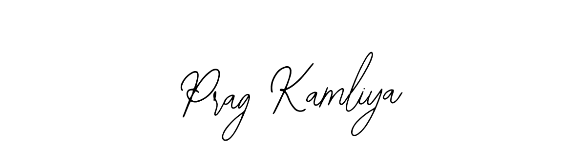 Also You can easily find your signature by using the search form. We will create Prag Kamliya name handwritten signature images for you free of cost using Bearetta-2O07w sign style. Prag Kamliya signature style 12 images and pictures png