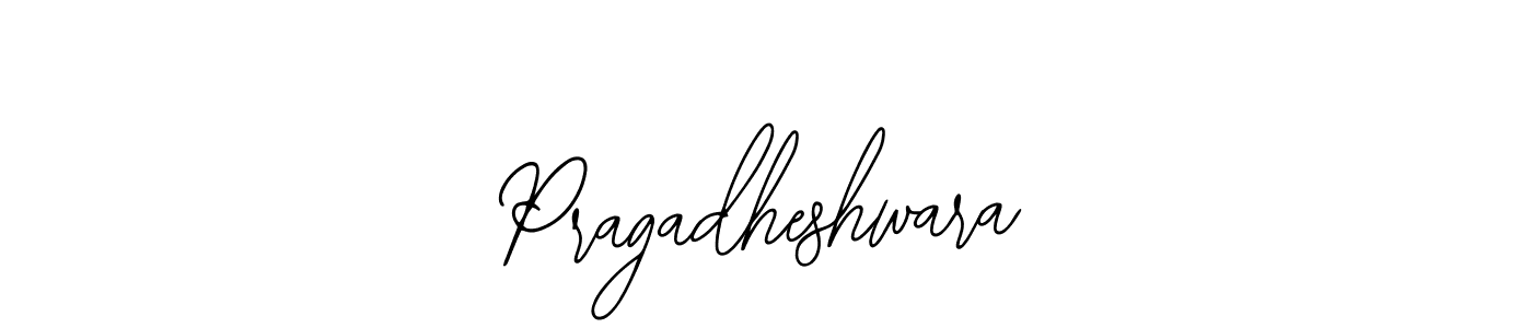 How to make Pragadheshwara name signature. Use Bearetta-2O07w style for creating short signs online. This is the latest handwritten sign. Pragadheshwara signature style 12 images and pictures png