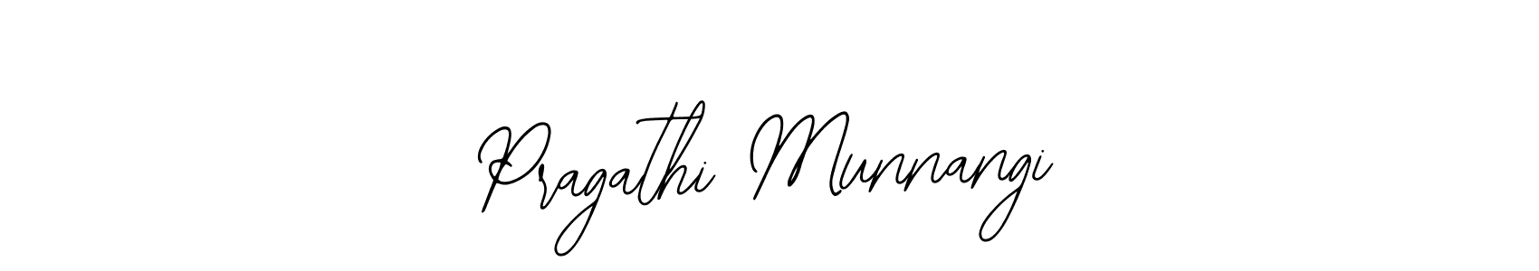 Make a beautiful signature design for name Pragathi Munnangi. Use this online signature maker to create a handwritten signature for free. Pragathi Munnangi signature style 12 images and pictures png